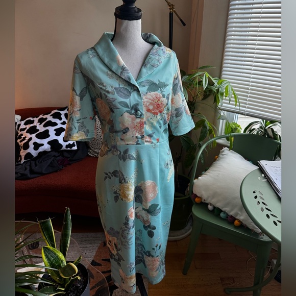 zapaka Dresses & Skirts - Floral Print Women's Dress